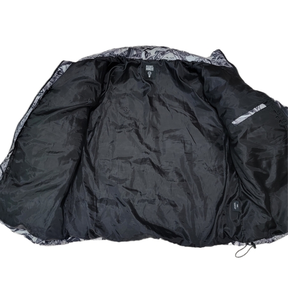 Rebel Minds Jacket Mens size 3X King Hundred Dollar Bill Graphic Puffer Coat EUC - Picture 3 of 10